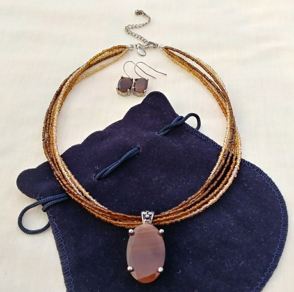 💟Premier Designs Necklace & Earrings Set💟